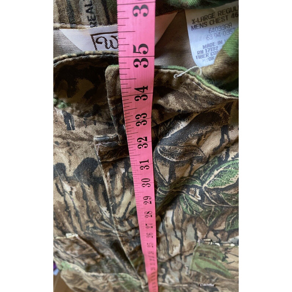 Walls Outdoors Mens L Regular Unlined Realtree Coveralls Camouflage USA - Picture 9 of 13